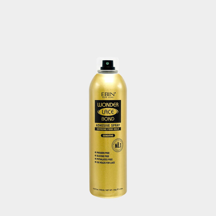 Ebin New York Wonder Lace Bond Adhesive Spray Extreme Firm Hold 6.08oz - Sensitive