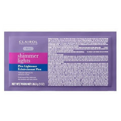 Clairol Shimmer Lights Plex Lightener 1oz Packettes