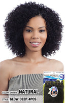Shake-N-Go Naked Nature Wet & Wavy 100% Brazilian Virgin Remy Human Hair Weave Glow Deep Natural