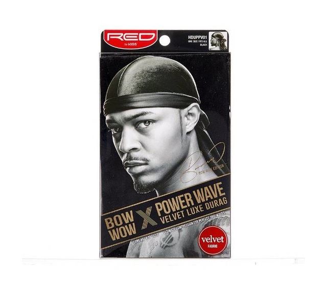 Red Velvet Durag  Black HD71 (Hduppv01)