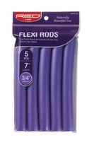 Red By Kiss Flexi Rods 7" 3/4" 5pcs pack Purple HRF08