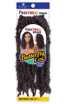 Freetress Synthetic Crochet Braid - Butterfly Loc 12"