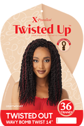 Outre X-Pression Twisted Up Twisted Out Wavy Bomb Twist 14"