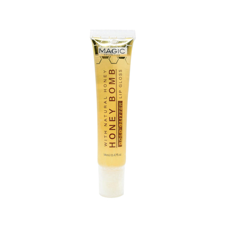 Magic Collection Honey Bomb Gold Glitter Lip Gloss