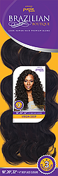Outre Purple Pack Brazilian Boutique Virgin Deep 18" 20" 22" + Deep Lace Closure