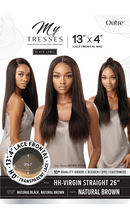 MYTRESSES BLACK-LACE FRONTAL WIG 13X4-HH-VIRGIN STRAIGHT 26"