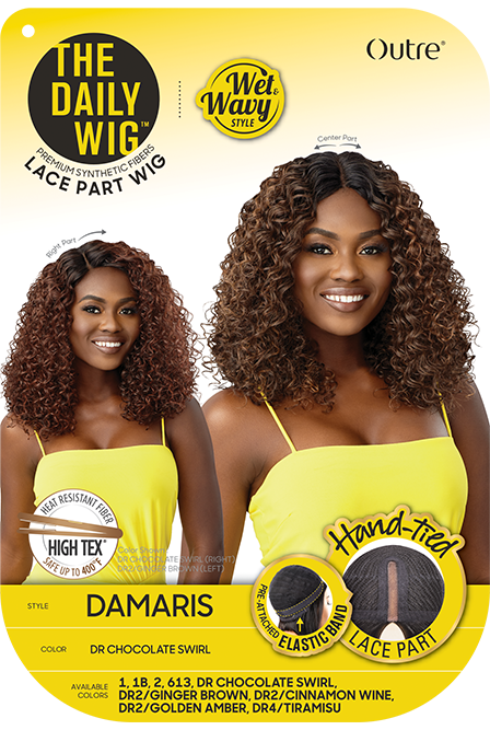 Outre The Daily Wig Synthetic Wet & Wavy Style Lace Part Wig Damaris