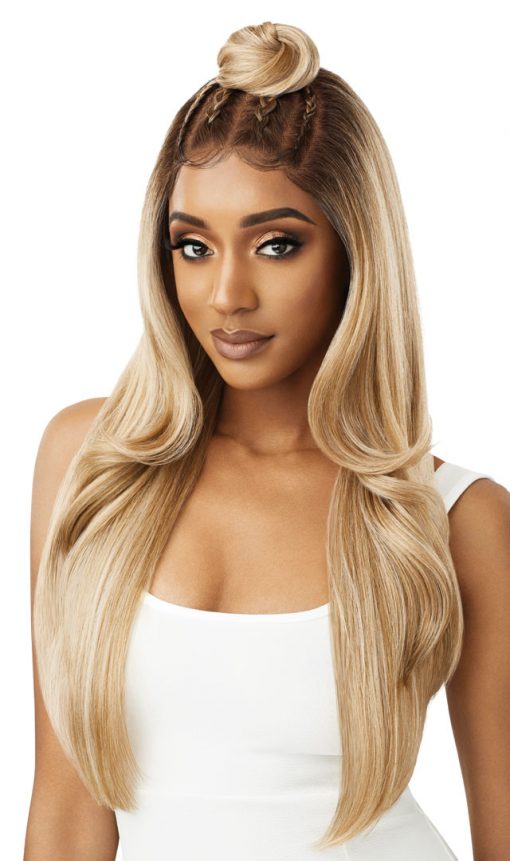 Outre Perfect Hairline 13x6 Pre-Braided Lace Front Wig Ivory