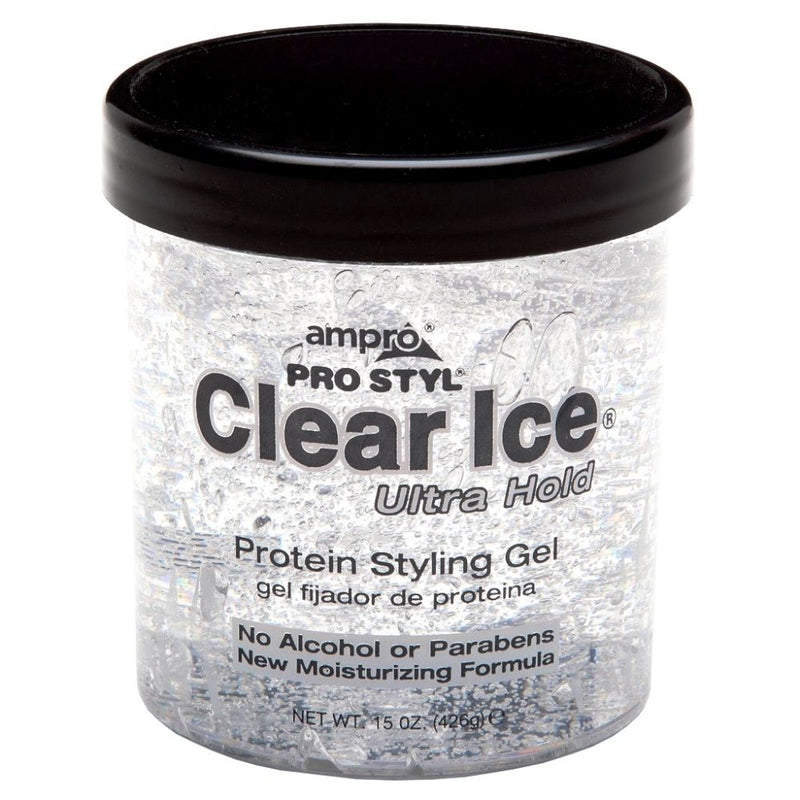 Ampro Pro Styl Clear Ice Protein Styling Gel Ultra Hold 15Oz