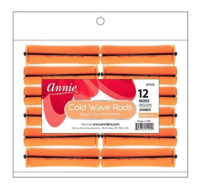 Annie Cold Wave Rods JB Orange 12 Count 1101