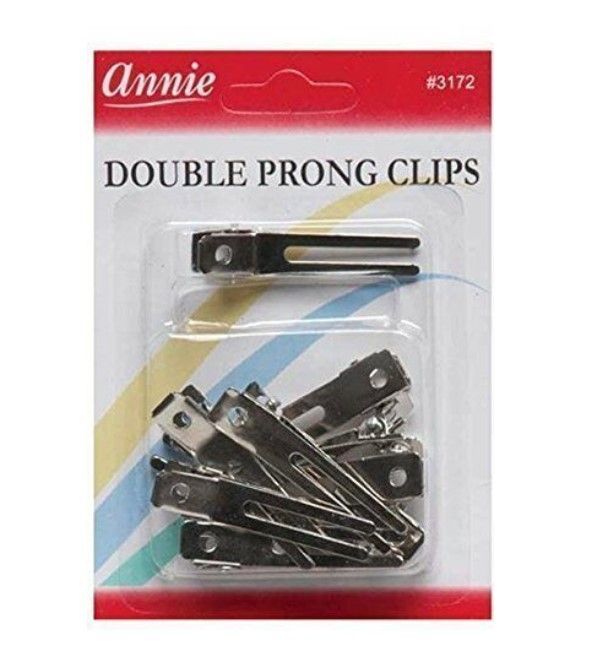 Annie Double Prong Clips 10 Pc 3172