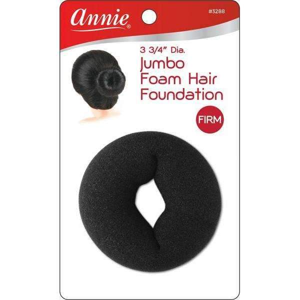Annie Foam Hair Foundation Donut 3-3/4" Jumbo (3288)