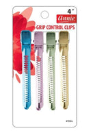 Grip Control Clips 4Ct Asst Color Annie 3184