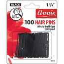 Annie Hairpins Black 100Ct [Ball Tip] (03112)