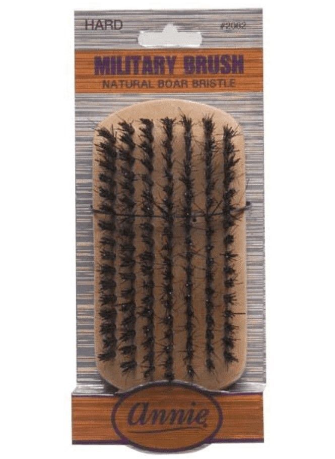 Annie Hard Military Brush Natural Boar 2062