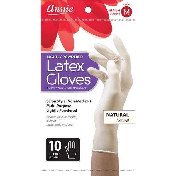 Annie Gloves Latex-10Counts Powdered [Medium] (03816)