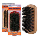 Annie Soft Military Brush Dark Brown 100% Pure Boar Bristles 2082