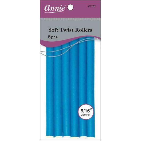 Annie Rollers Soft Twist 7" Blue 9/16" (1202)