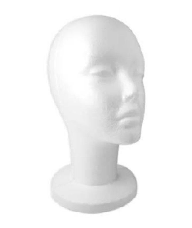 Annie Styrofoam Head White 4880