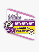 Sensationnel Lulutress Crochet Braid 3X Goddess Box Braid 18"