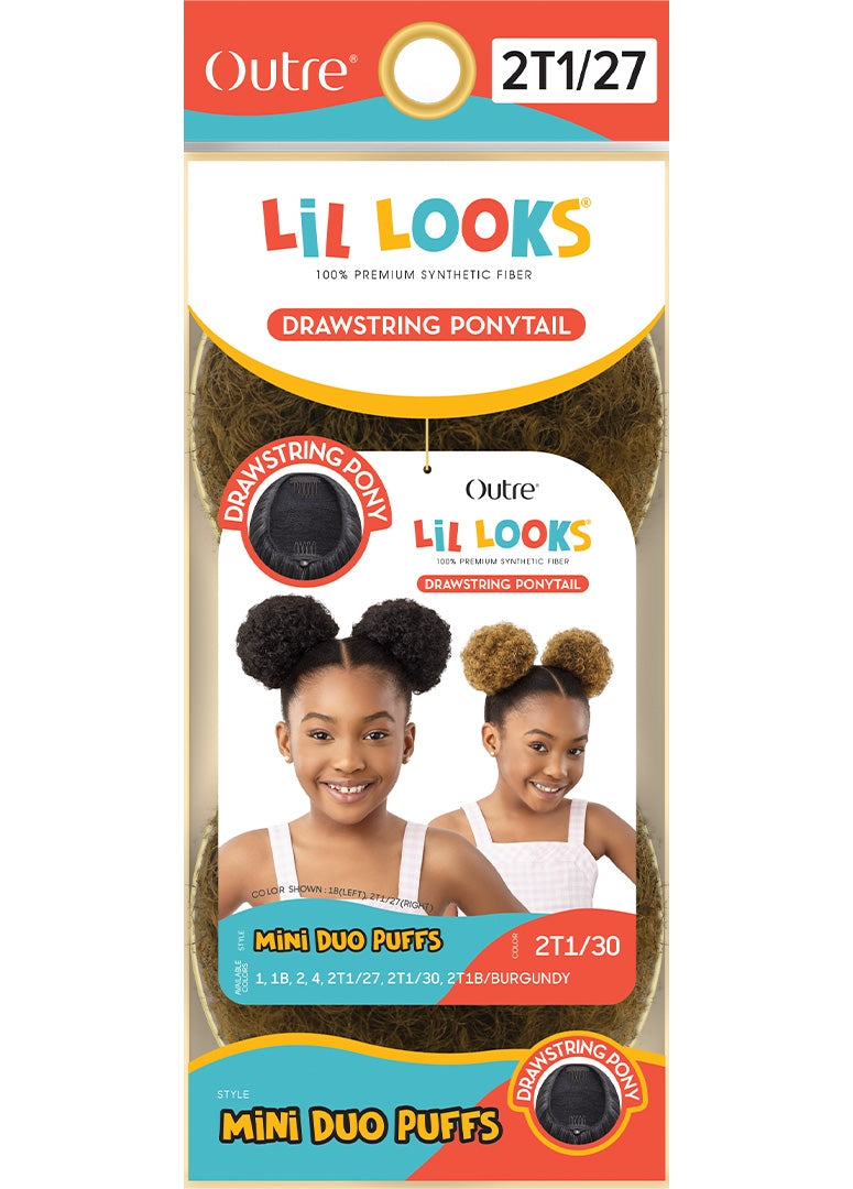 Outre Lil Looks - Drawstring Ponytail - Mini Duo Puffs