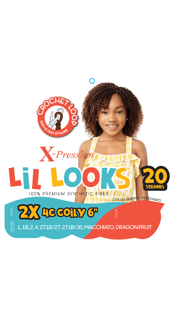 Outre X-Pression - Lil Looks - 4C Coily 6" 2X