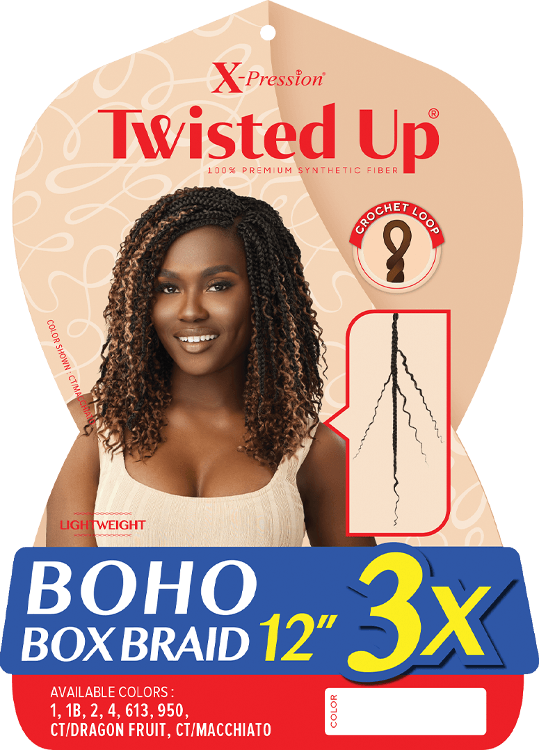 Outre X-Pression - Twisted Up - Boho Box Braid 22" 3X