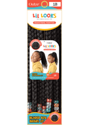 Outre Lil Looks - Drawstring Ponytail - Beaded Box Braids 12"