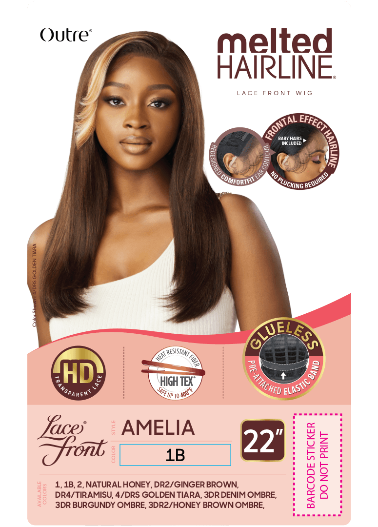 Outre Lace Front Wig - Melted Hairline - Amelia