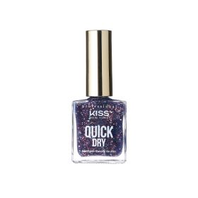 Kiss New York Pro Quick Dry Nail Polish - Purple Mystery QP32
