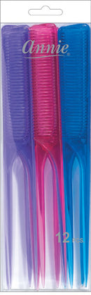 Annie Comb Rat Tail Asst [12Ea/Pack] (00090)(00094)