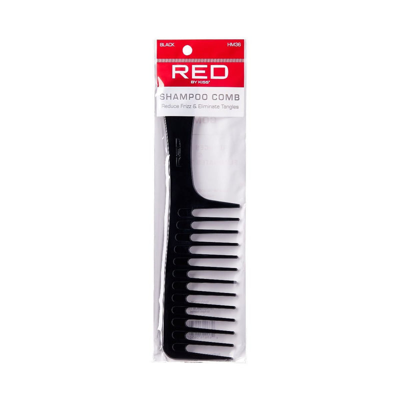 (CMB07) Red By Kiss Shampoo Comb (Black) HM36
