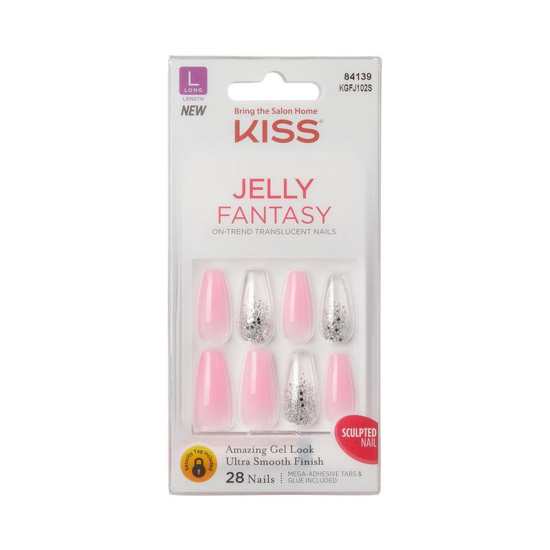 KISS Gel Fantasy Jelly Nails- Sweatpants KGFJ102S