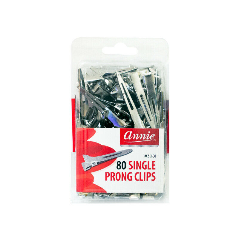 Single Prong Clips 80Ct Annie 3081