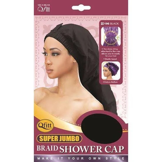 Qfitt Super Jumbo Braid Shower Cap