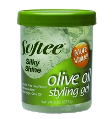 Softee Silky Shine Olive Oil Styling Gel 8 oz