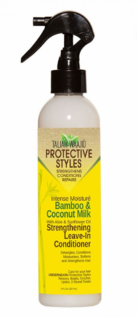 Taliah Waajid Intense Moisture Bamboo And Coconut Milk Strengthening Leave-in Conditioner 8 oz
