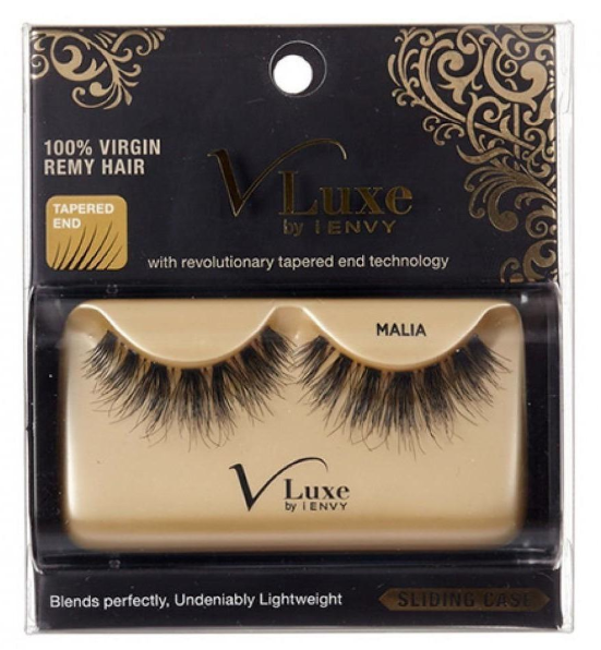 Kiss V-Luxe 100% Virgin Remy Hair Eyelashes Malia Vle12